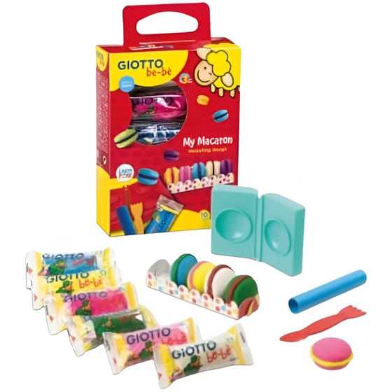 Σχολική Πλαστελίνη Giotto Bebe Σετ Macaron image 1