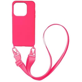 Θήκη Xiaomi Redmi 12C - Sonique Carryhang Liquid Silicone Strap - Ροζ