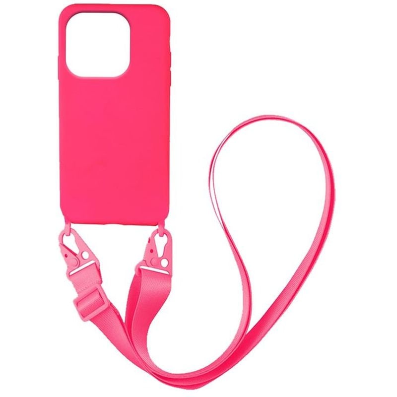 Θήκη Xiaomi Redmi 12C - Sonique Carryhang Liquid Silicone Strap - Ροζ