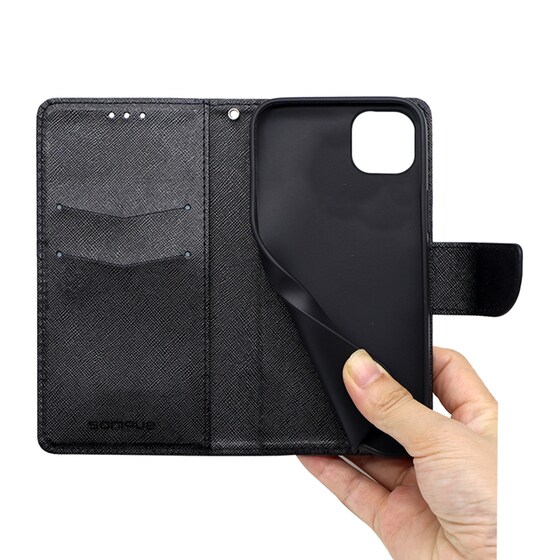 Θήκη Apple iPhone 14 Plus - Sonique Trend Book - Μαύρο image 3