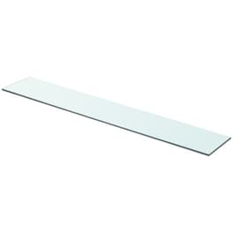 Ράφι Τοίχου VidaXL Πάνελ από Γυαλί 80x12 cm - Διάφανο