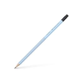 Μολύβι Faber-Castell με Γόμα Grip HB Σιέλ
