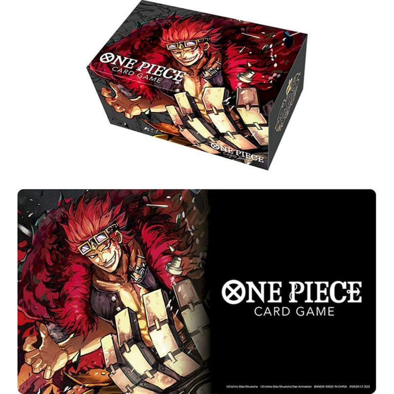 Σετ Κουτί Αποθήκευσης Playmat Bandai One Piece Card Game Eustass Kidd