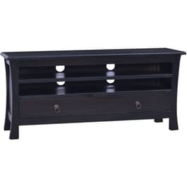 Έπιπλο Τηλεόρασης VidaXL Μασίφ Μαόνι 100x30x45cm - Μαύρο