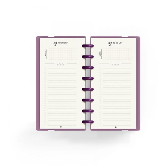 Σημειωματάριο Planner Carchivo Week & Checklist Μωβ image 5