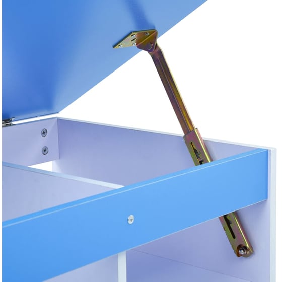 Γραφείο Σχεδίασης VidaXL από Μοριοσανίδα 110x55cm - Λευκό/Γαλάζιο image 7