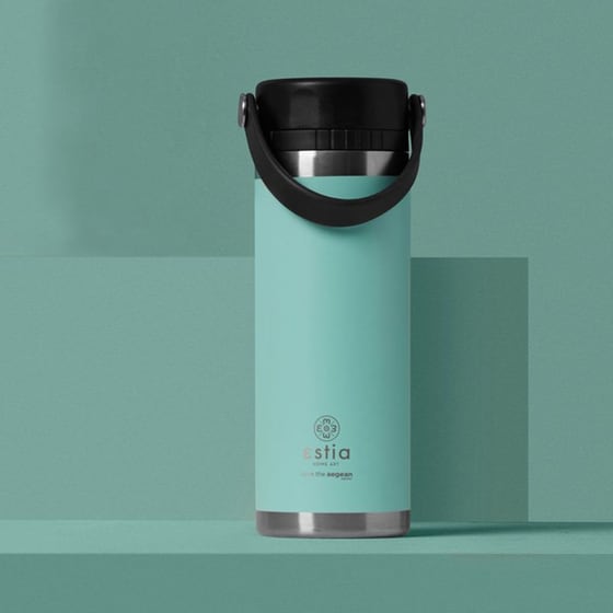 Μπουκάλι Θερμός ESTIA  Save The Aegean Chug Bermuda Green 500 ml image 9