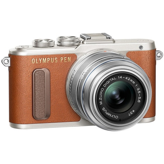 Mirrorless Camera Olympus E-PL8 Kit 14-42mm EZ Pancake - Καφέ image 1