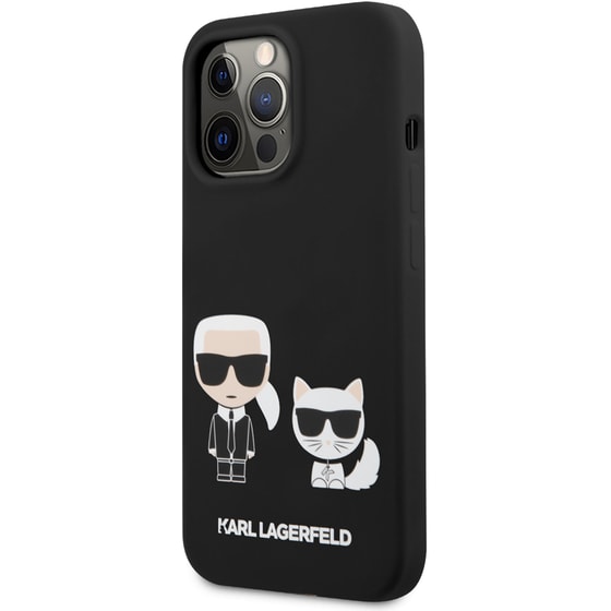 Θήκη Apple iPhone 13 Pro - Karl Lagerfeld Hard Case Karl+Choupette - Black image 1