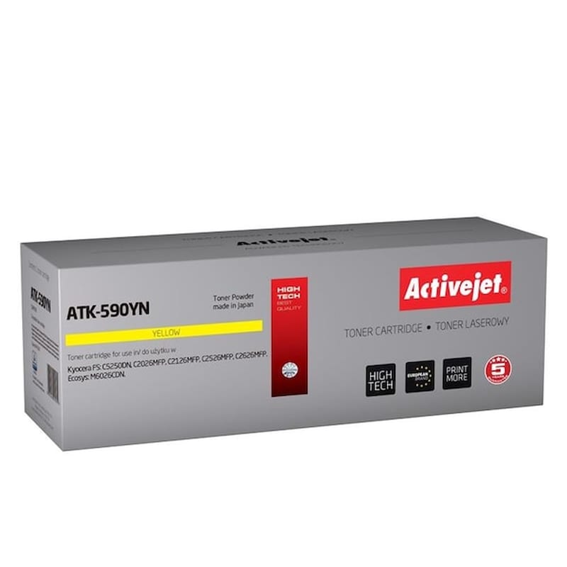 ACTIVEJET Toner Συμβατό Activejet Atk-590yn For Kyocera Tk-590y