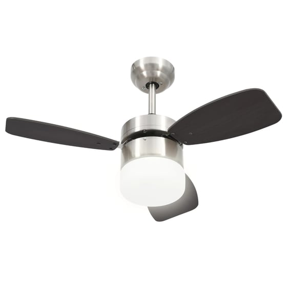 vidaXL 39W 76cm με Φως και Τηλεχειριστήριο Ανεμιστήρας Οροφής image 0