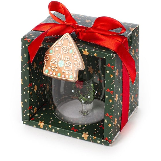 Ποτήρι 3D Tri-Coastal Xmas Wreath image 1