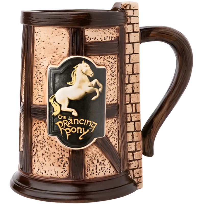 Κούπα 3D Erik The Lord Of The Rings The Prancing Pony Πορσελάνη 750 ml - Καφέ