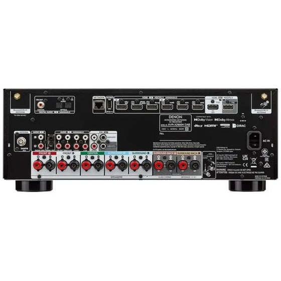 Ραδιοενισχυτής Denon AVR-X2900H DAB - Μαύρο image 4