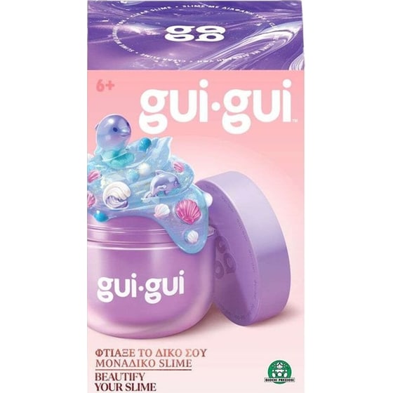 Gui-Gui Slime Βαζάκι με Αρωματική Χλαπάτσα & Φιγούρα (4 Σχέδια) - Τυχαία Επιλογή image 3