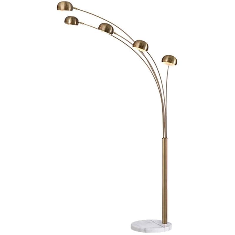 ACA DECOR Φωτιστικό Δαπέδου Aca Markella από Μέταλλο 115x215 cm - Χρυσό