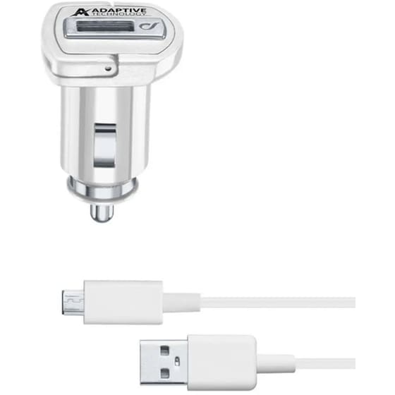 Φορτιστής Αυτοκινήτου Cellular Line CBRSMKIT15WMUSBW 15W - White image 0