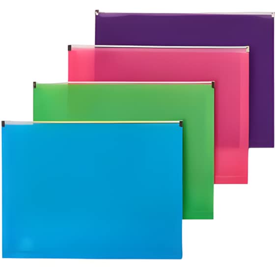 Φάκελος Coolbee με Φερμουάρ A4 Μπλε (1 Τεμάχιο) image 0