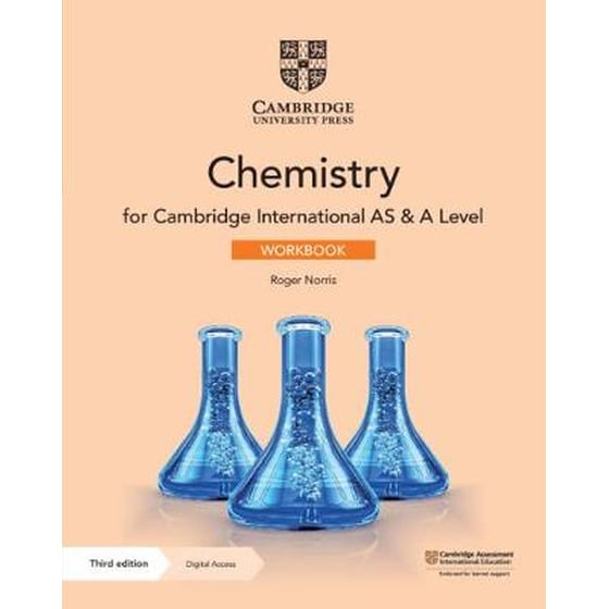 Cambridge International AS & A Level Chemistry Workbook with Digital Access (2 Years) image 0