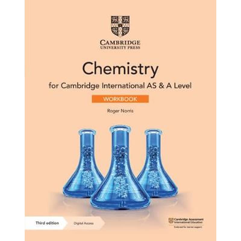 Cambridge International AS A Level Chemistry Workbook with Digital Access (2 Years)
