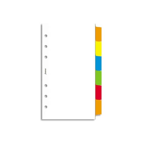 Ανταλλακτικό Χαρτί Filofax Personal Blank White Index & Χρωματιστές Ετικέτες image 0