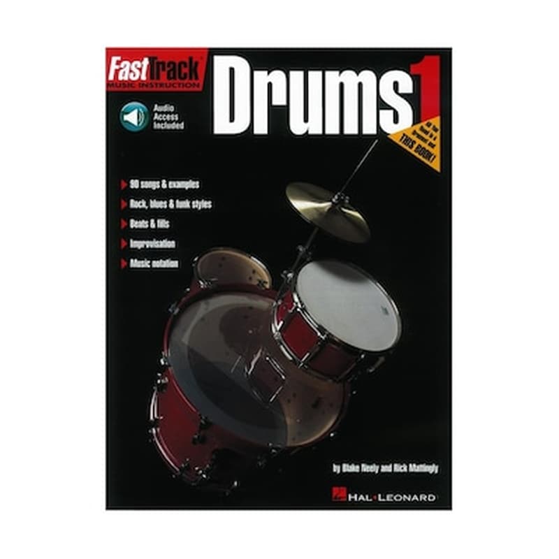 HAL LEONARD Fast Track - Drums, Book 1 - Online Audio