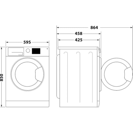 WHIRLPOOL WRBSS6249S EU Slim 6 kg 1.200 Στροφές Λευκό Πλυντήριο Ρούχων image 11