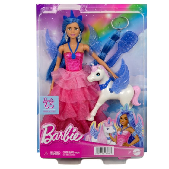Κούκλα Barbie Πριγκίπισσα Ζαφειριού 65 Χρόνια - (HRR16) image 0