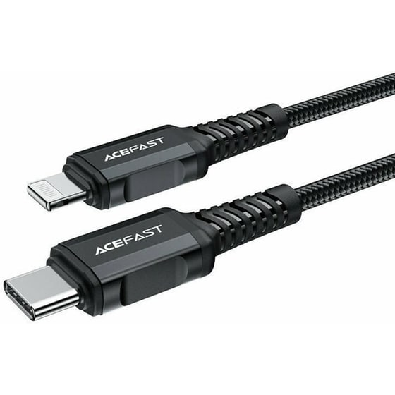 Καλώδιο Σύνδεσης Acefast C4-01 Usb-c Σε Lightning Braided 3.0a 30w Apple Certified Mfi 1.8m. Μαύρο image 2