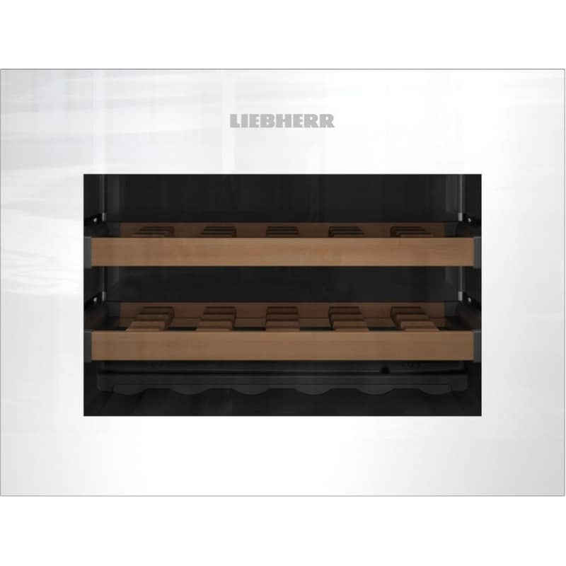 LIEBHERR Εντοιχιζόμενος Συντηρητής Κρασιών LIEBHERR WKEgw 582 για 18 Μπουκάλια με Παιδικό Κλείδωμα και Συναγερμό Πόρτας - Λευκό