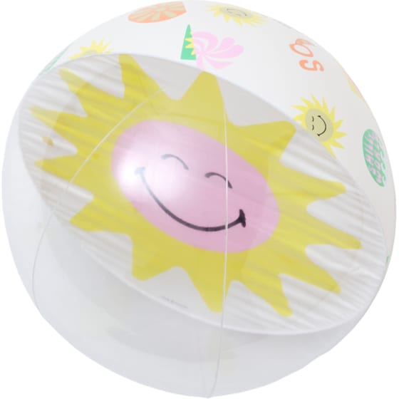 Σετ Σαμπρέλα και Μπάλα Θαλάσσης SunnyLife Smiley - Λευκό image 1