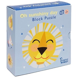 Ξύλινο Παζλ Με 9 Κύβους Petit Monkey Ptm-pmg012 9x9x9