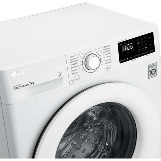 LG F2WV3S7N3E Slim 7 kg 1.200 Στροφές Λευκό Πλυντήριο Ρούχων image 3