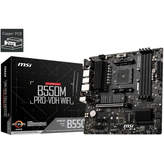 MSI B550M Pro-VDH WiFi AMD B550 Micro ATX με Socket AMD AM4 image 4
