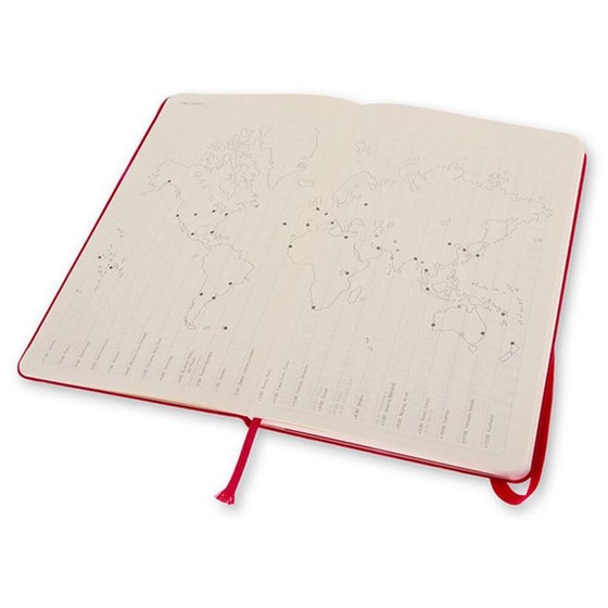 Moleskine Ημερολόγιο 18μηνο 2016 Εβδομαδιαίο Οριζόντιο Soft Cover Large Κόκκινο image 2