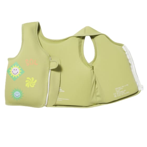 Παιδικό Γιλέκο Κολύμβησης SunnyLife Smiley 3-6 Ετών - Κίτρινο image 2