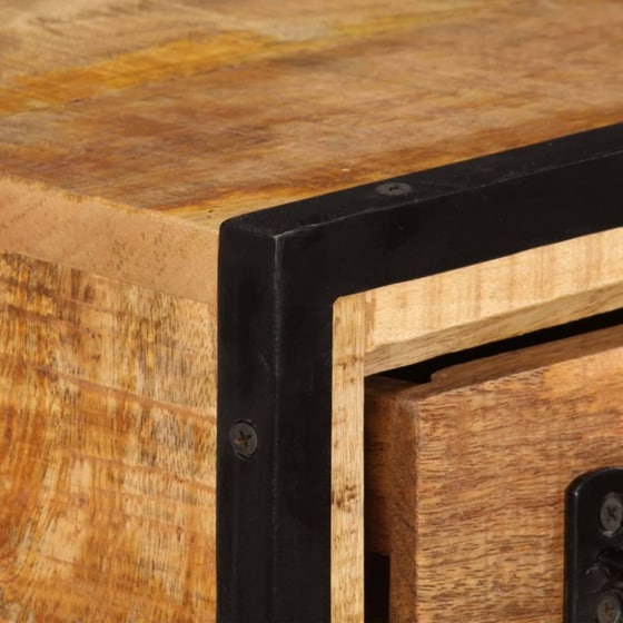 Έπιπλο Τηλεόρασης VidaXL από Ξύλο 120x30x40cm - Καφέ/Μαύρο image 6
