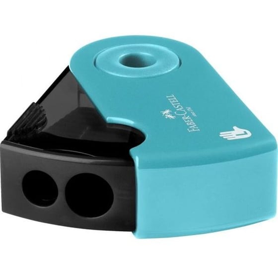 Ξύστρα Faber Castell Διπλή Turquoise image 1