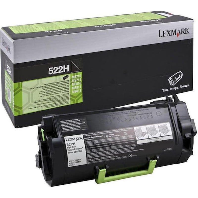 Toner Lexmark 522H 52D2H00 - Black