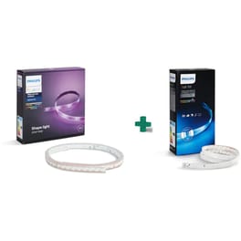 Σετ Ταινίες Led  Philips Lightstrip Plus 2m & Έξυπνος Φωτισμός Philips Lightstrip Plus Extension 1m - RGB