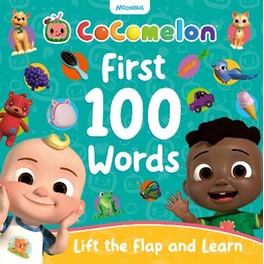 CoComelon First 100 Words Lift-the-Flap Book
