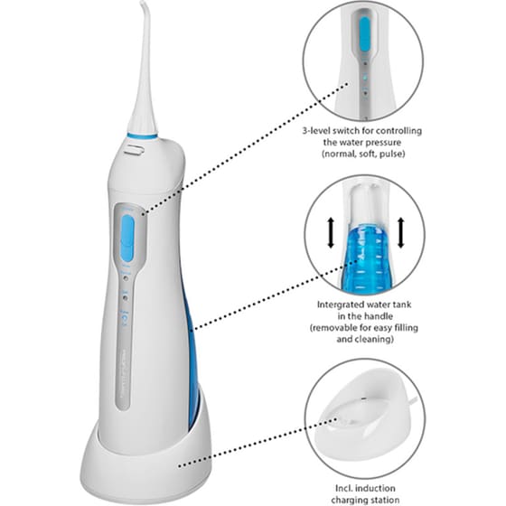 Συσκευή Καθαρισμού Στόματος PROFICARE PC-MD3026 με 3 Επίπεδα Πίεσης - Λεύκο image 7