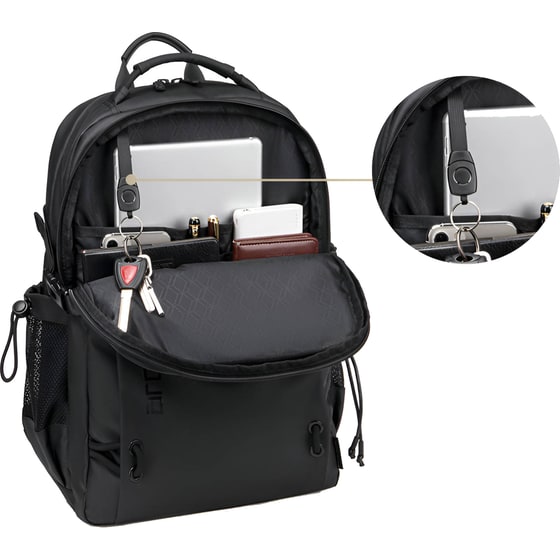 Τσάντα Laptop Arctic Hunter B00530 15.6" Αδιάβροχη - Μαύρο image 3