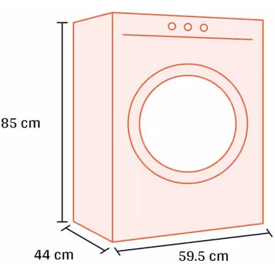 Σετ Πλυντήριο Ρούχων OMNYS WNM-6WH25BAS & Ψυγείο Μονόπορτο WNT-85IN image 2