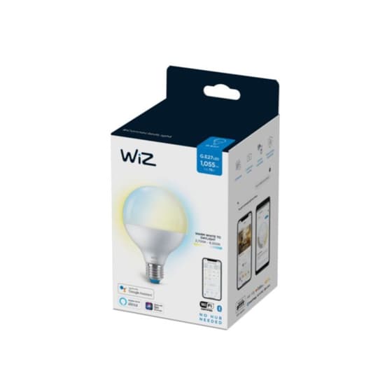 Έξυπνη Λάμπα WiFi & Bluetooth WiZ G95 E27 75W Globe - Λευκό image 1