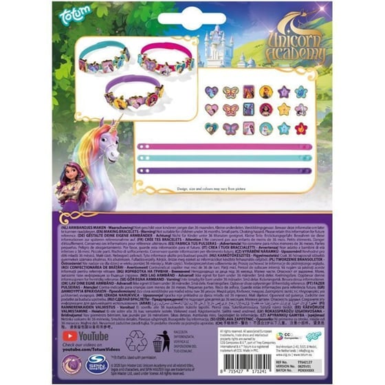 Kit Κοσμημάτων Totum Unicorn Academy 3 Bracelets & 18 Charms image 1