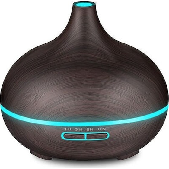 Andowl Συσκευή Για Αρωματοθεραπεία Ultrasonic Humidifier And Aromatherapy Καφέ Σκούρο image 1