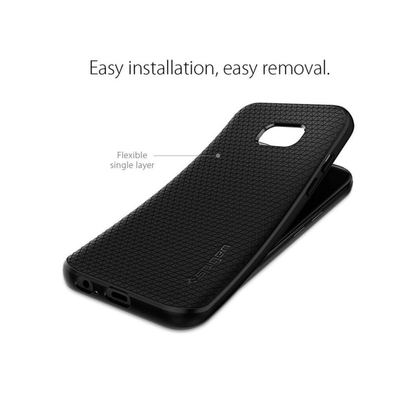 Θήκη Samsung Galaxy A5 2017 - Spigen Liquid Air Cover Μαύρο image 1