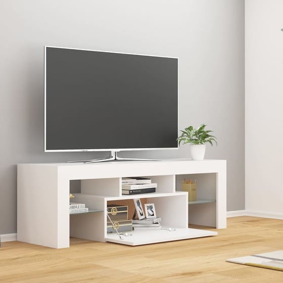 Έπιπλο Τηλεόρασης VidaXL από Μοριοσανίδα 120x35x40cm - Λευκό image 7
