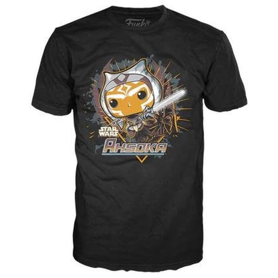 Funko Pop! Tee: The Book of Boba Fett - Ahsoka (M) image 0